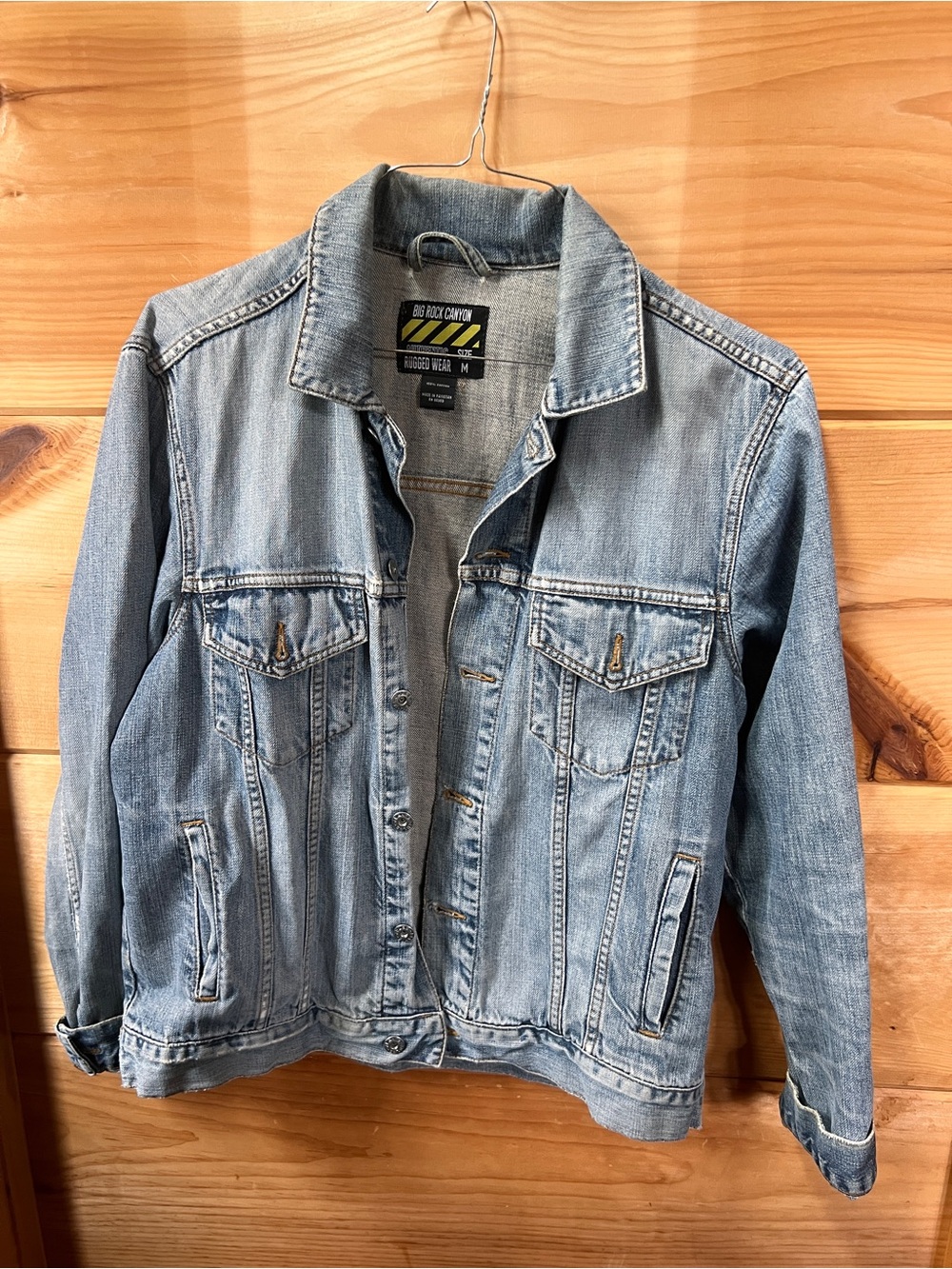 Light Blue Denim Jacket - Men's Lightweight Shirt Jacket
